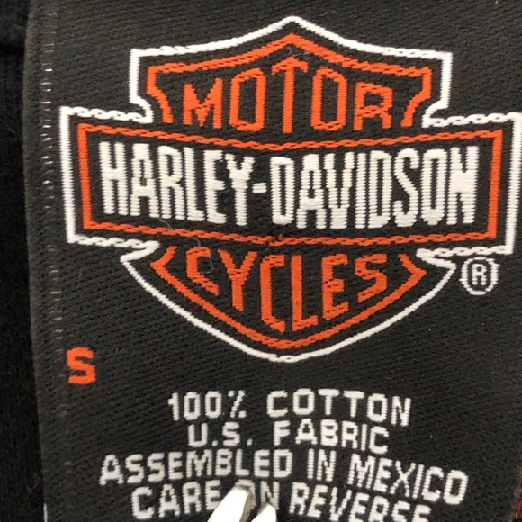 Womens Black Harley Davidson Shirt. Hollywood CA. Size Small. - Picture 7 of 7